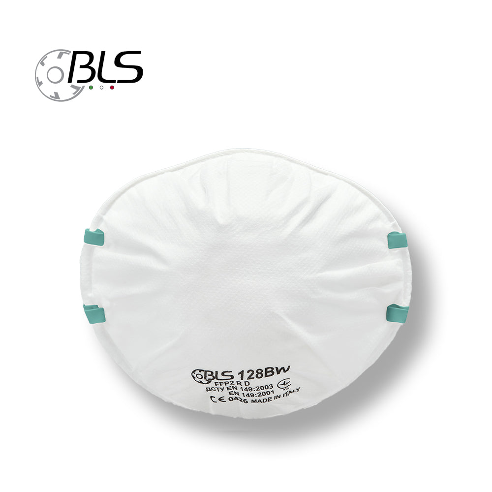 BLS 128BW R D FFP2 Disposable Ergonomic Facepiece Respirator