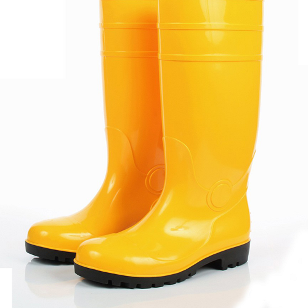 Industrial Grade Steel Toe Waterproof Rubber Safety Gum Boots