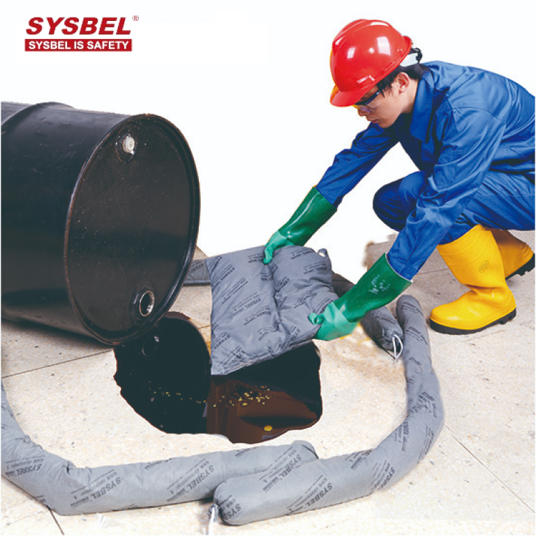 SYSBEL Oil-Only Spill Kit with 20 Gallon Poly-Overpack Salvage Drum