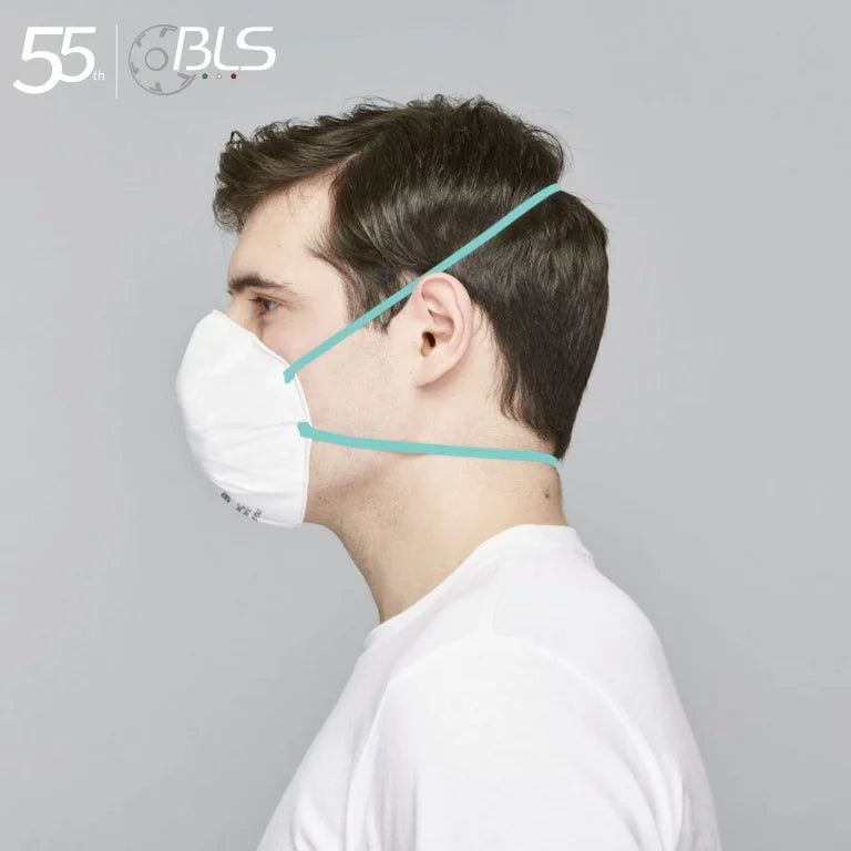 BLS 128BW FFP2 Valved Respirator Mask for Industrial Safety