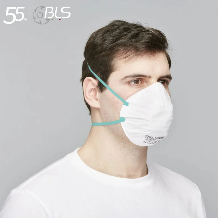 BLS 128BW FFP2 Valved Respirator Mask for Industrial Safety