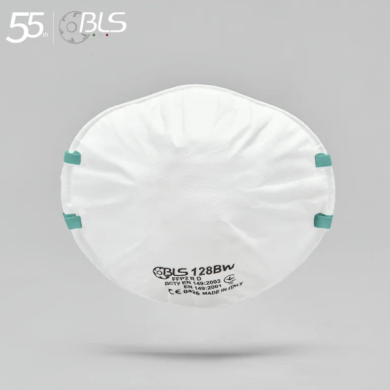 BLS 128BW FFP2 Valved Respirator Mask for Industrial Safety