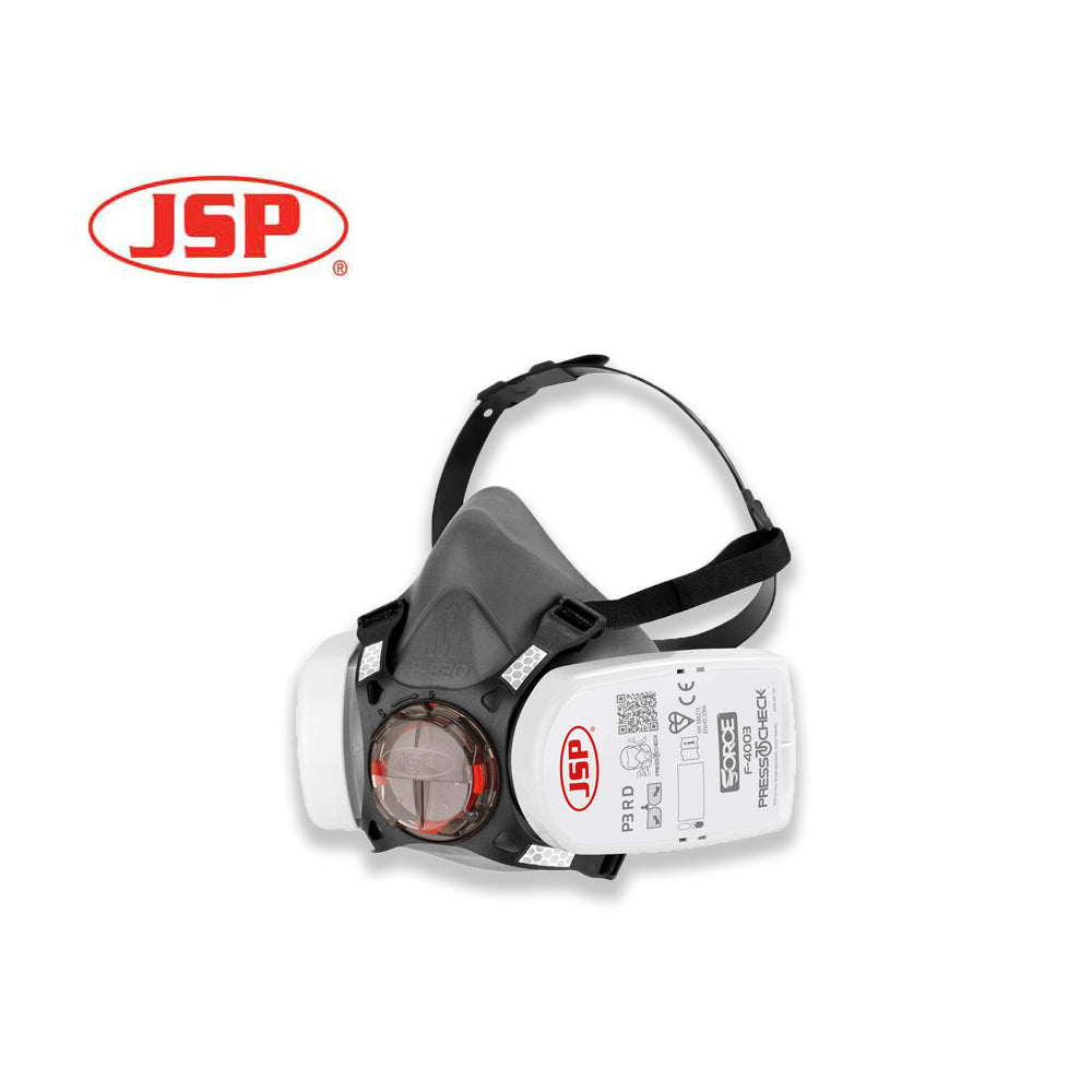 JSP Force 8 Half Face Mask with Typhoon Exhalation Valve