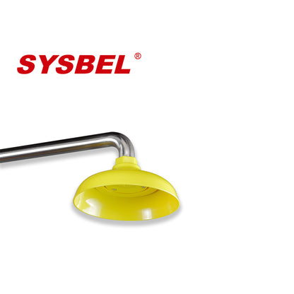 SYSBEL Stainless Steel Emergency Shower and Eyewash Combination Unit