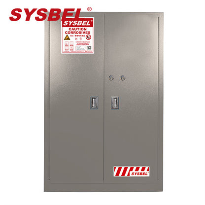 SYSBEL 45 Gallon Fireproof Acid Storage Cabinet for Corrosive Chemicals