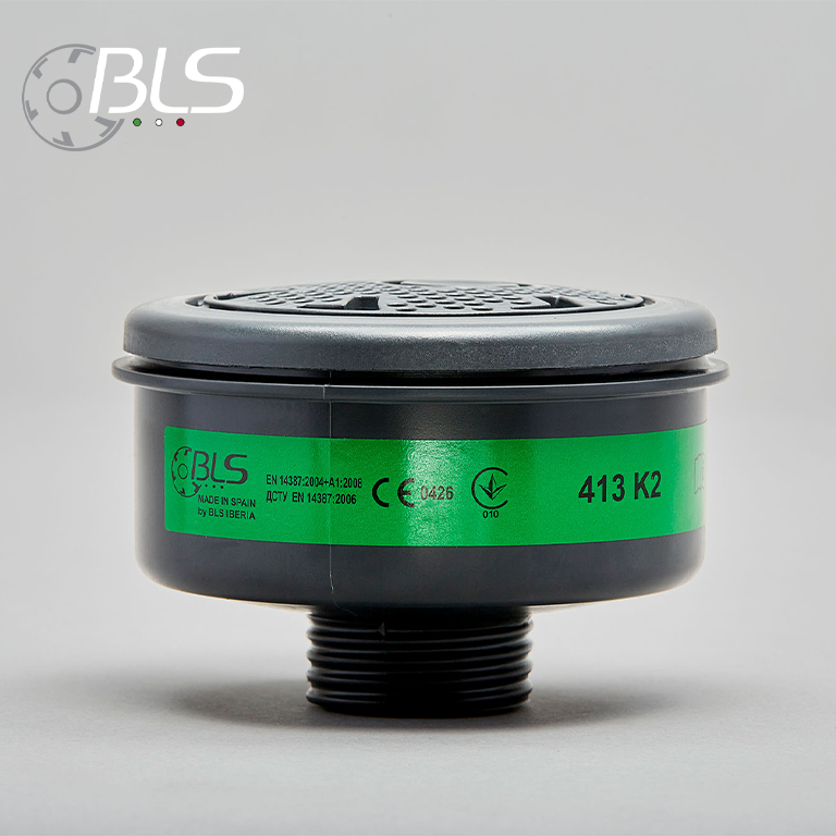 BLS 413 K2 Ammonia Gas Filter Cartridge with Universal Thread