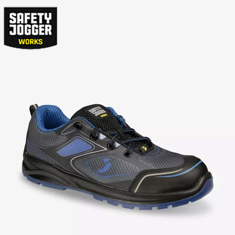 Safety Jogger Cador S1P Sporty Low-Cut ESD Breathable Steel Toe Shoes