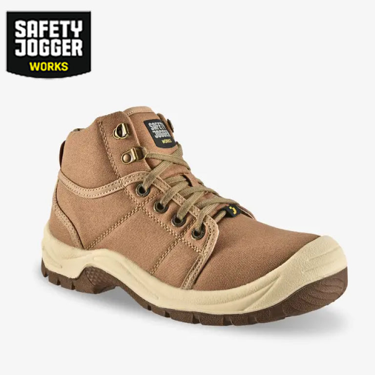 Safety Jogger Desert S1P Steel Toe Slip Resistant Safety Boots