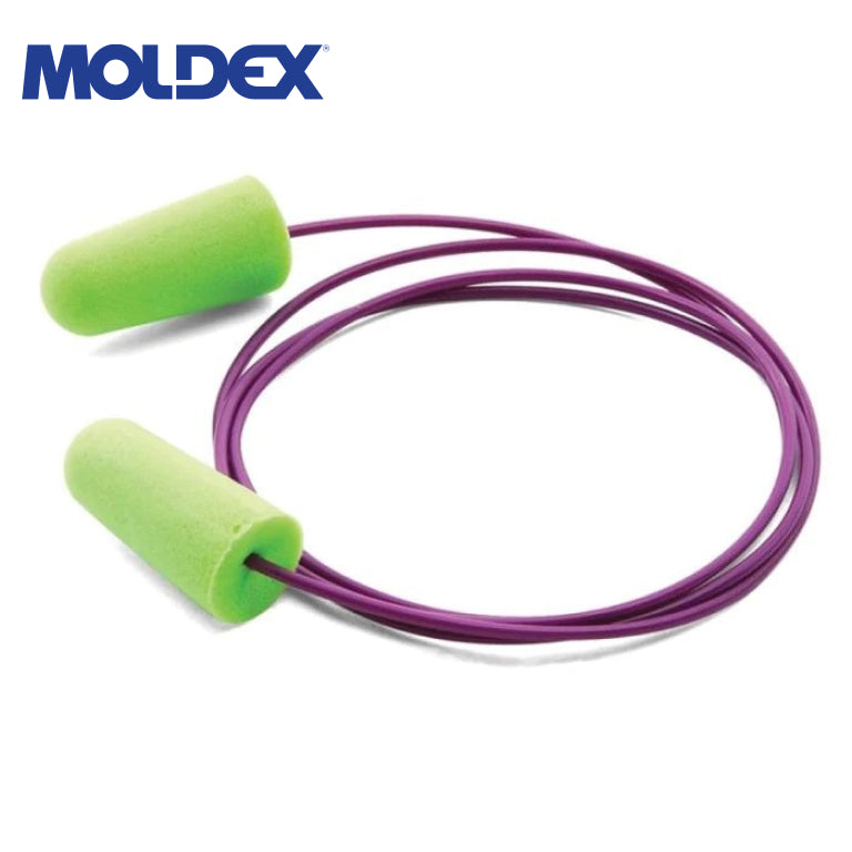 Moldex Pura-Fit 6900 Corded Disposable Foam Earplugs NRR 33