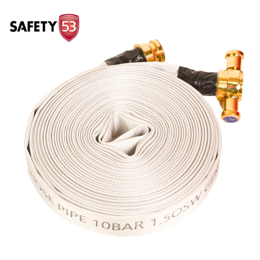 Safety 53 High Pressure 1.5 Inch 10 Bar Fire Hose Pipe