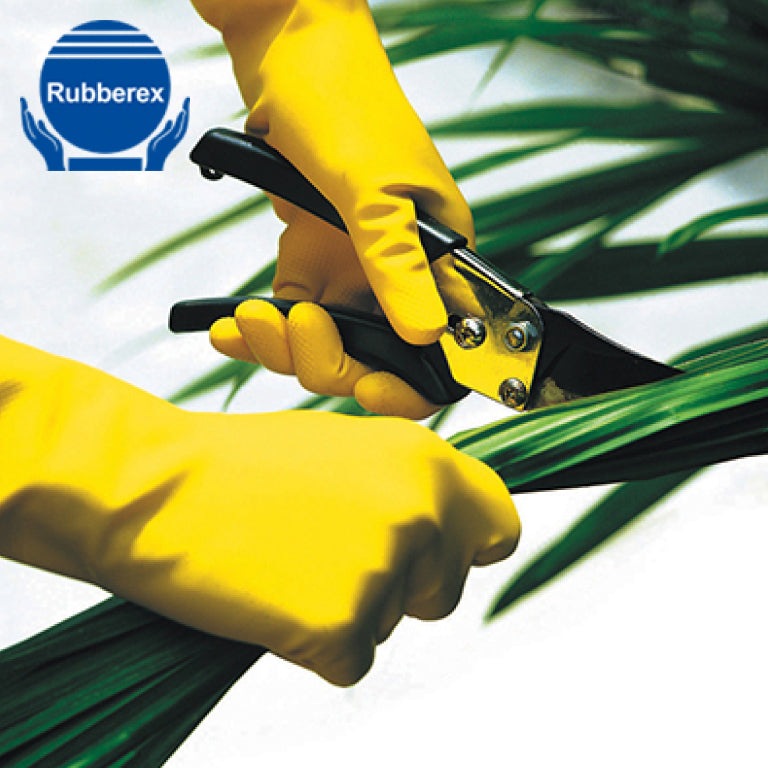 Durable Multi Care Flocklined Natural Rubber Latex Household Cleaning Gloves