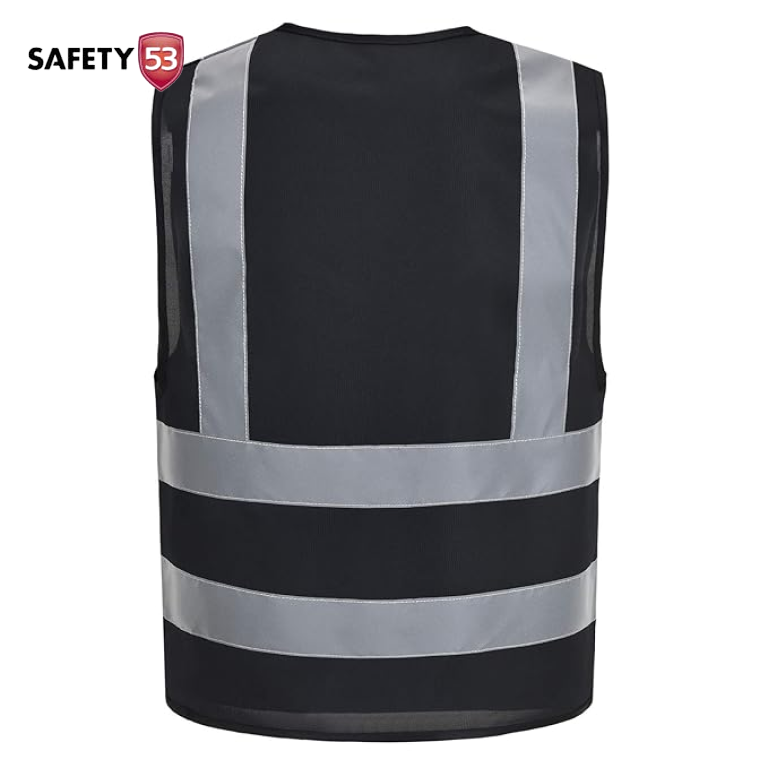 High Visibility 120 GSM Reflective Safety Vest for Construction Workers
