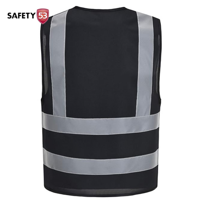 High Visibility 120 GSM Reflective Safety Vest for Construction Workers