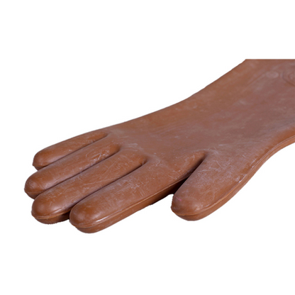Shuangan 12KV Natural Latex High Voltage Electrical Insulated Rubber Gloves