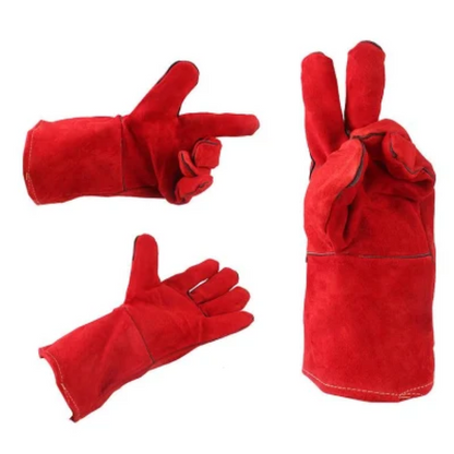 Premium Heat Resistant Cowhide Leather Welding Gloves for Metalwork