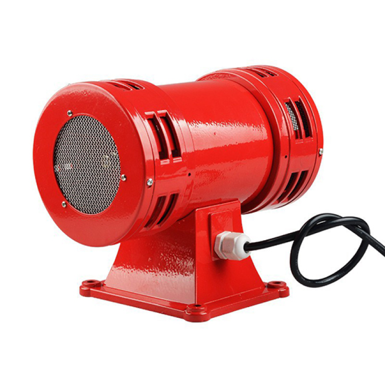 High Volume Industrial MS-490 Red Motor Siren 220V Alarm