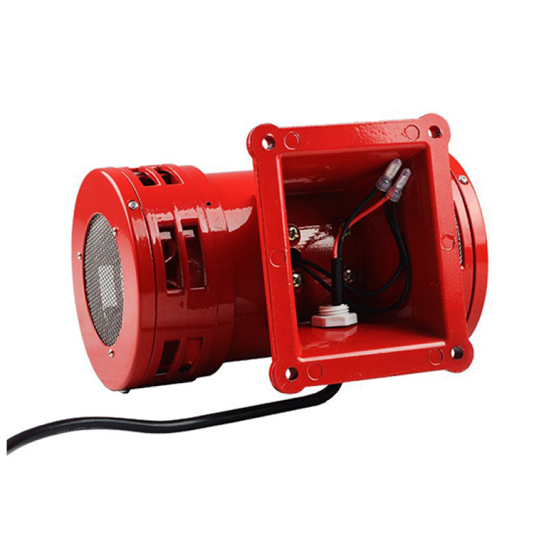 High Volume Industrial MS-490 Red Motor Siren 220V Alarm