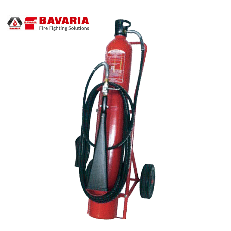 Bavaria Industrial 30KG CO2 Fire Extinguisher Trolley With Wheels