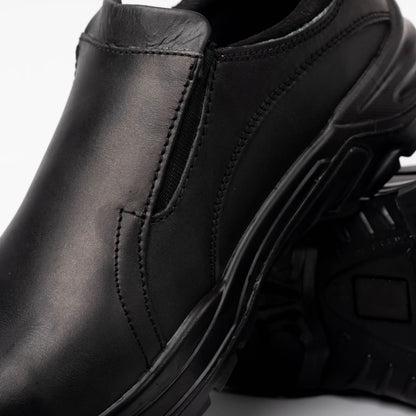 Protecto Steel Toe Genuine Leather Slip-On Professional Safety Shoes