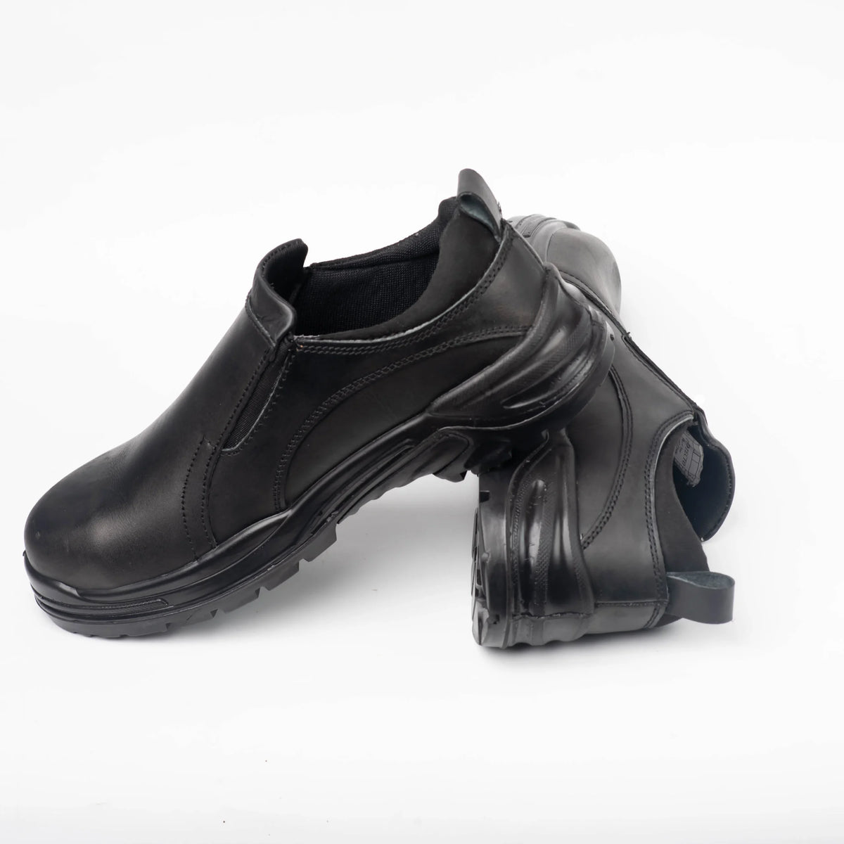 Protecto Steel Toe Genuine Leather Slip-On Professional Safety Shoes