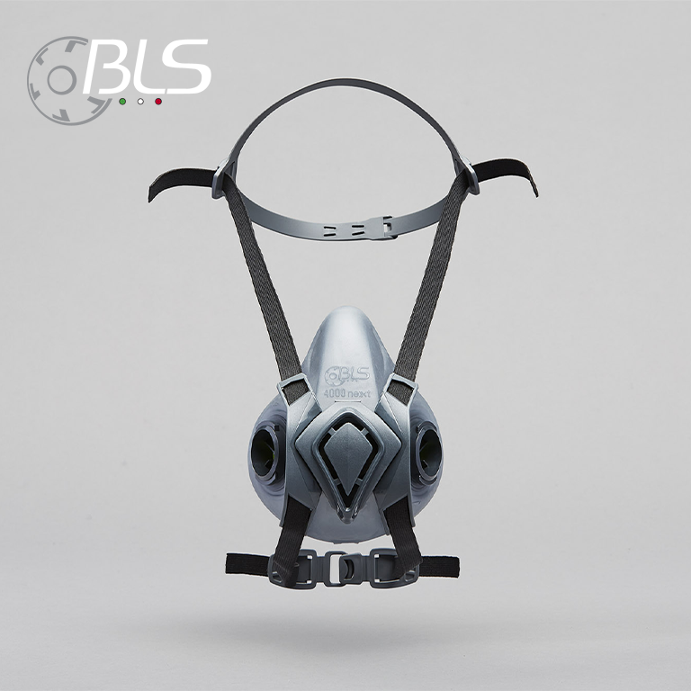BLS 4000R Reusable Half Face Mask Respirator for Industrial Safety