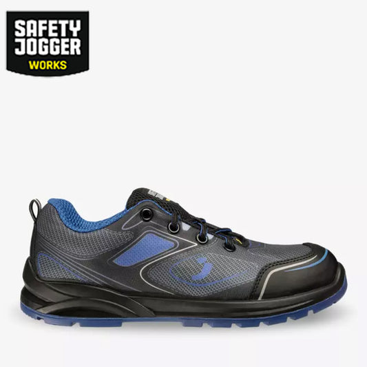 Safety Jogger Cador S1P Sporty Low-Cut ESD Breathable Steel Toe Shoes