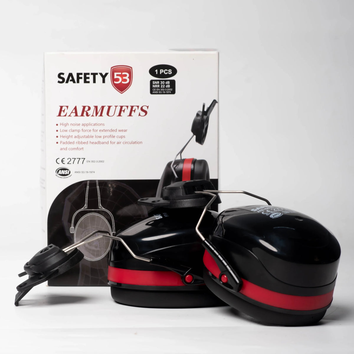 Safety 53 HS-6622 Professional Noise Reduction Earmuffs 31dB SNR