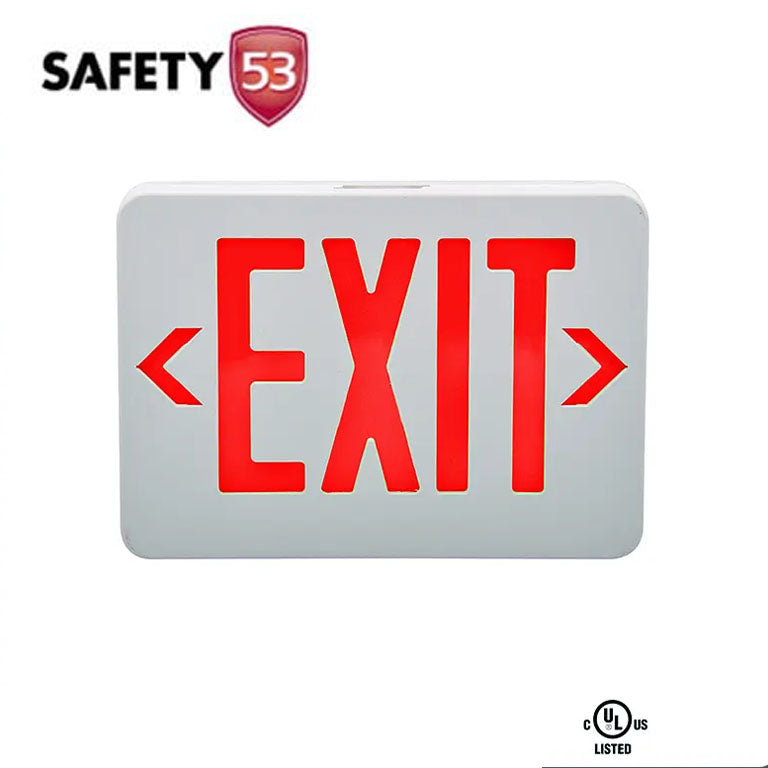 UL Listed Red LED Emergency Exit Sign with Battery Backup