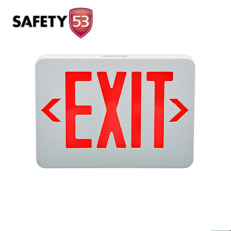 UL Listed Red LED Emergency Exit Sign with Battery Backup
