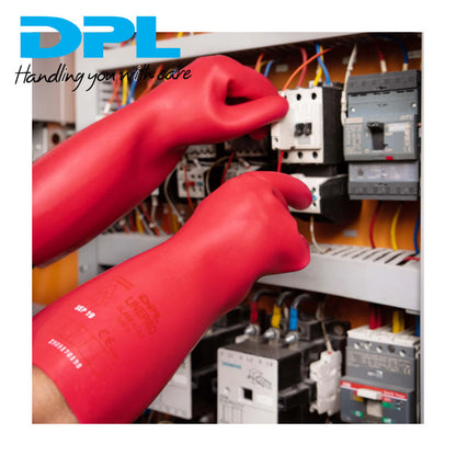 LINEPRO Class 0 Electrical Insulating Rubber Gloves for 1000V Safety