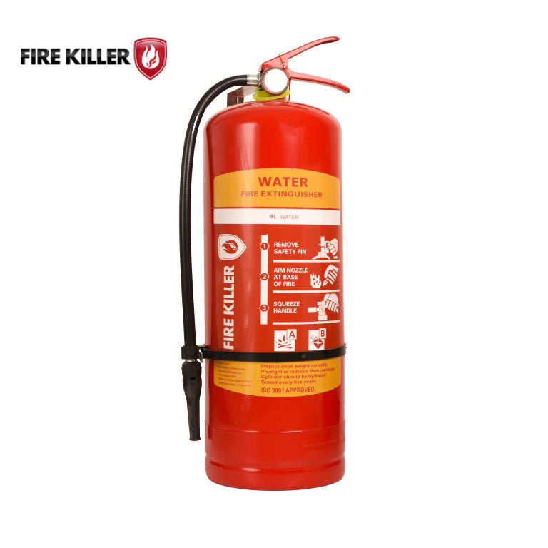 Fire Killer 9L Water Fire Extinguisher for Class A Fire Safety