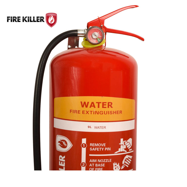 Fire Killer 9L Water Fire Extinguisher for Class A Fire Safety