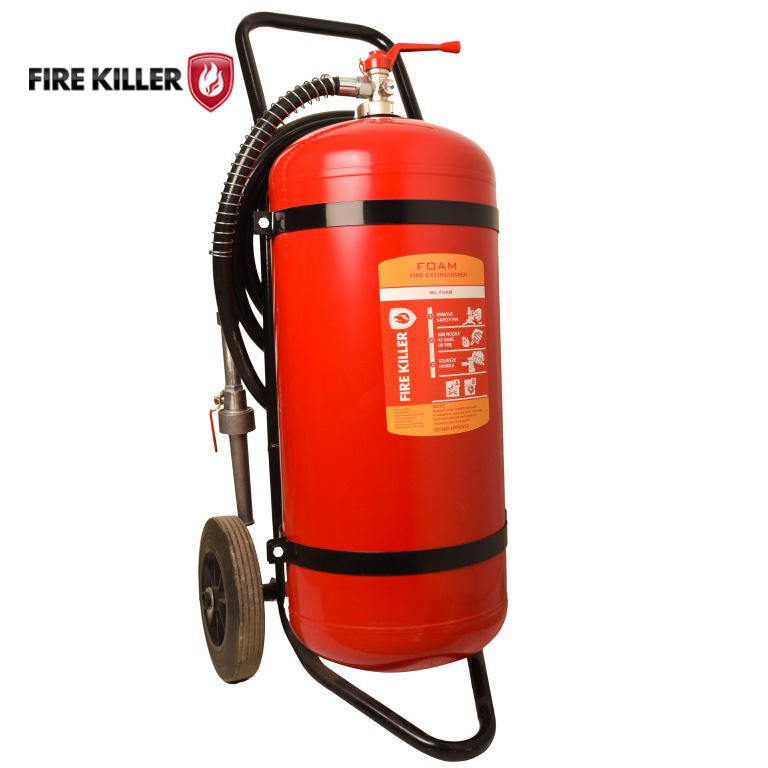 Fire Killer 50kg AFFF Foam Trolley Industrial Fire Extinguisher