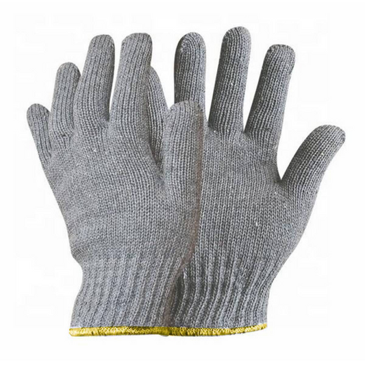 Heavy Duty String Knit Cotton Polyester Work Gloves 600g