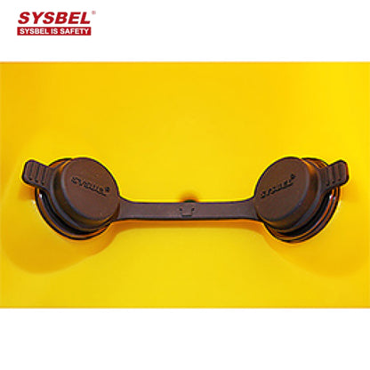 SYSBEL 60L Portable Eyewash Station and Mobile Waste Cart System