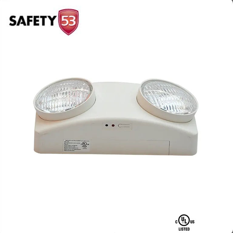 UL Listed Dual Head Emergency Beam Light with Rechargeable Battery