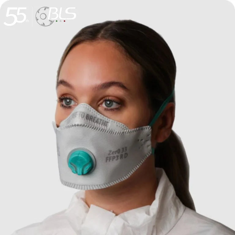 BLS Zero 33 FFP3 Valveless Respirator Mask for Maximum Filtration