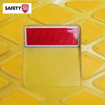 Durable Modular Rubber Speed Hump for Traffic Safety and Control